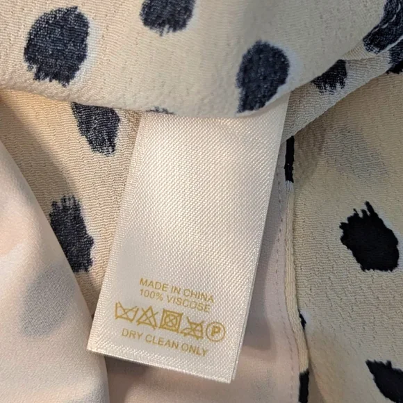 Kate Spade Leopard Dot Tie Back Dress "Take A Walk On The Wild Side", Size 4 - Picture 5 of 15